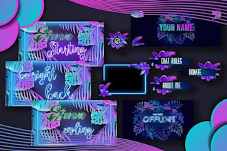 youtube overlay, twitch logo, twitch overlay, kick, animated stream overlay