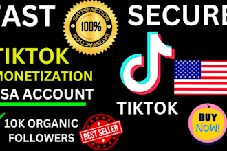 do organic monetization for USA, UK tiktok pages