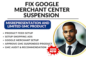 approve google merchant center misrepresentation gmc suspension and shopping ads