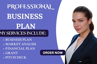 design a business plan with financial projection, marketing and financial model