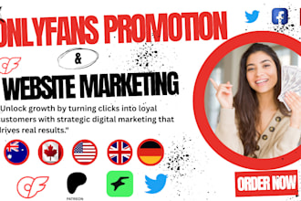 promote onlyfans fansly fanvue patreon with  twitter shoutouts