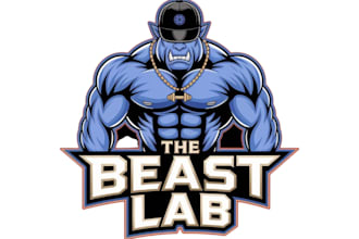 create modern unique and luxury lab logo design