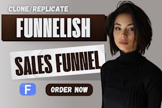 clone advertorial and funnelish sales funnel or landing page