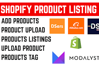 add shopify product listing upload winning dropshipping product page