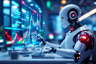 develop ai trading bot for robinhood, webull, etoro, etrade, schwab, tradingview