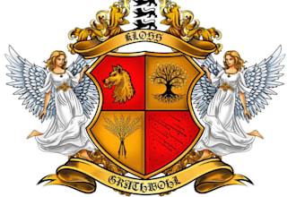 do heraldic coat of arms family crest within 24 hours