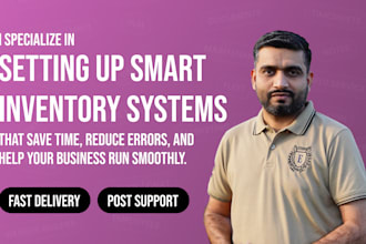 set up and manage your smart inventory and stock system