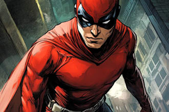 draw you a dc or marvel style comic book superhero character