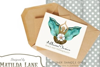 design a professional wellness, yoga, or spiritual logo