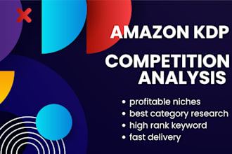 do amazon KDP competition research for profitable niche