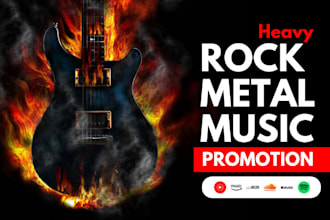 do organic rock metal music promotion to active curators, organic rock metal