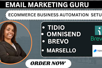 crm automation flows on tidio omnisend marsello insightly gorgias bitrix24