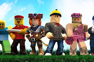 develop roblox game systems including obby, roleplay, adventure, lobby, UI