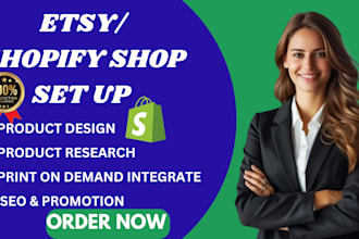 do etsy store creation, etsy shop setup, etsy SEO listings, etsy digital