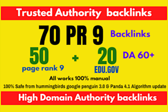 build high da pr7,gov backlinks to boost your seo