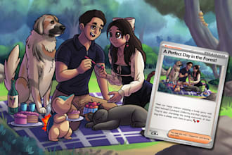 draw you as a pokemon trainer and your team with background