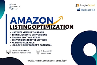 do amazon listing optimization, amazon listing creation, SEO product description