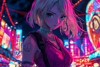 make your pixel art background  animated video game art