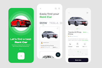 develop car rental app, car dealership app, car marketplace app