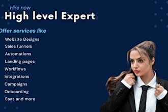 gohighlevel landing page ghl automation sales funnel facebook ads expert