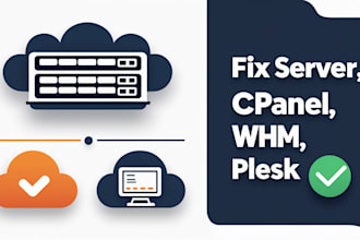 fix cpanel whm plesk server vps issues
