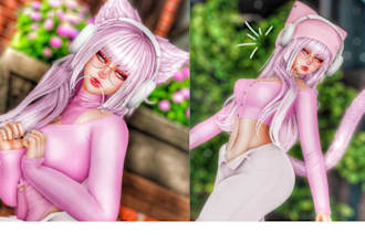 3d vrchat avatar vr avatar vrc avi model furry avatar 3d model for quest pc