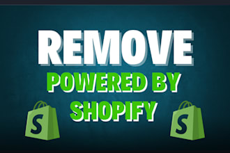 remove powered by shopify from store footer professionally