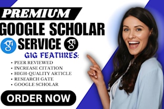 increase google scholar citation in top ranking journal by promoting articles