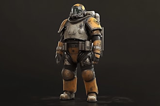 create your warhammer 40k character illustration