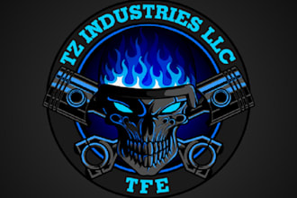 design amazing dirt track race team logo