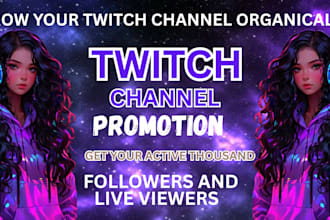 do twitch channel promotion, twitch live viewers