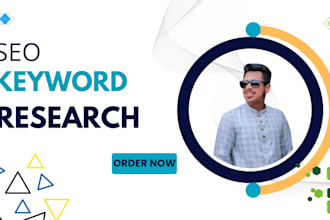 do SEO keyword research with low competition, high volume
