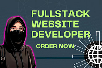 build or rebuild your custom website as a full stack web developer