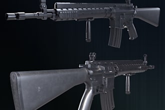 model 3d props, environments for your game projects