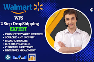 be your walmart 2 step dropshipping walmart wfs VA