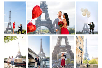 be your paris photographer for a dreamy photo session by the eiffel tower