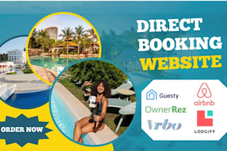 design and setup vacation rental website with lodgify, airbnb, guesty, hostaway