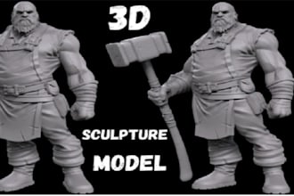 sculpt 3d head model 3d face model 3d bust model realistic realistic 3d printing