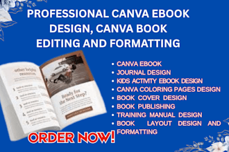 do editable canva ebook, canva editing, ebook formatting, book cover for amazon