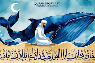 do professional islamic artist, kids book illustrations, book covers, cultural