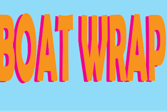make unique surfboard, ship wrap and boat wrap designs