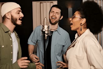 be your female christian song lead singer, gospel  music producer, backing vocal