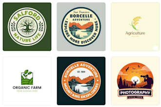 create vintage retro classic custom logo design for business, t shirt, and brand