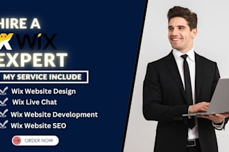 create wix website design with wix live chat integration