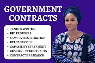 write rfp rfi rfq, winning bid proposal, government contract research tender