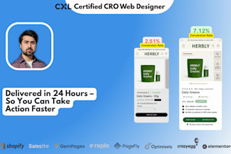 audit your shopify website cro, landing page conversion rate optimization review