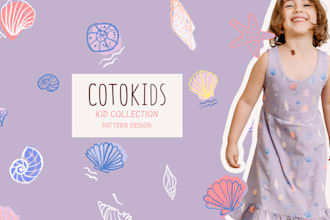 make a textile print design for your product