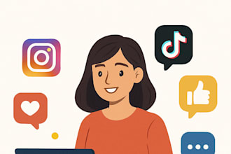 be your social media manager for dms and monitoring