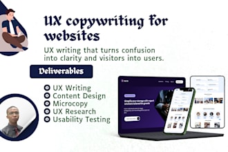 do UX copywriting for your fintech saas or mental health website