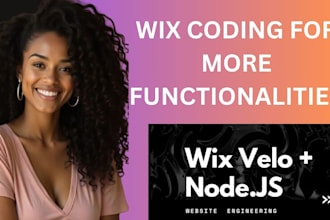 build a professional wix website with wix velo,wix code ecommerce website API